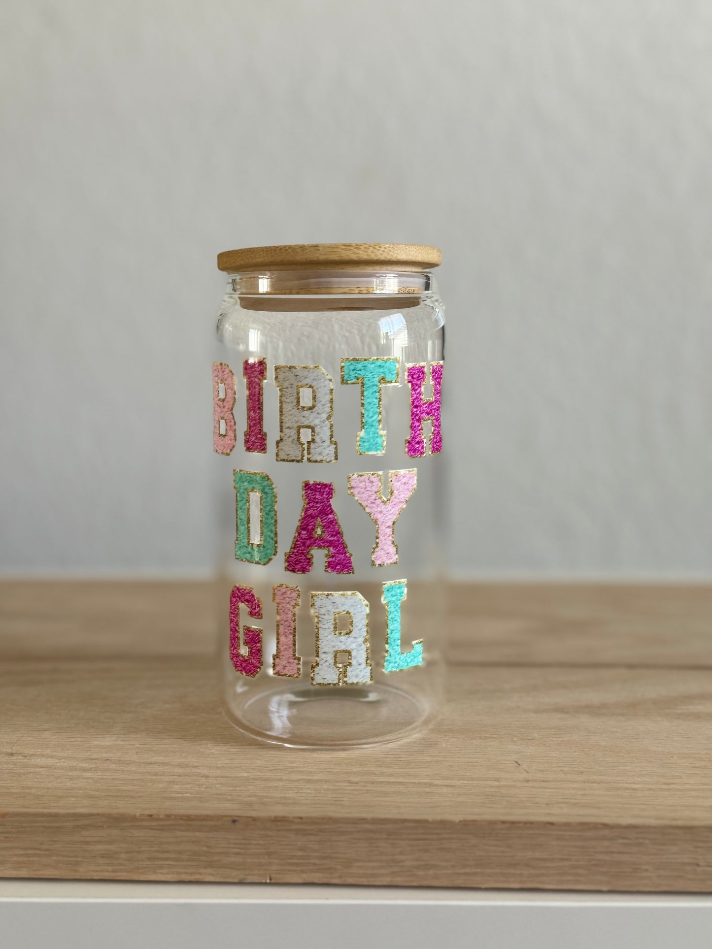 Birthday Girl - 16oz Glass Can